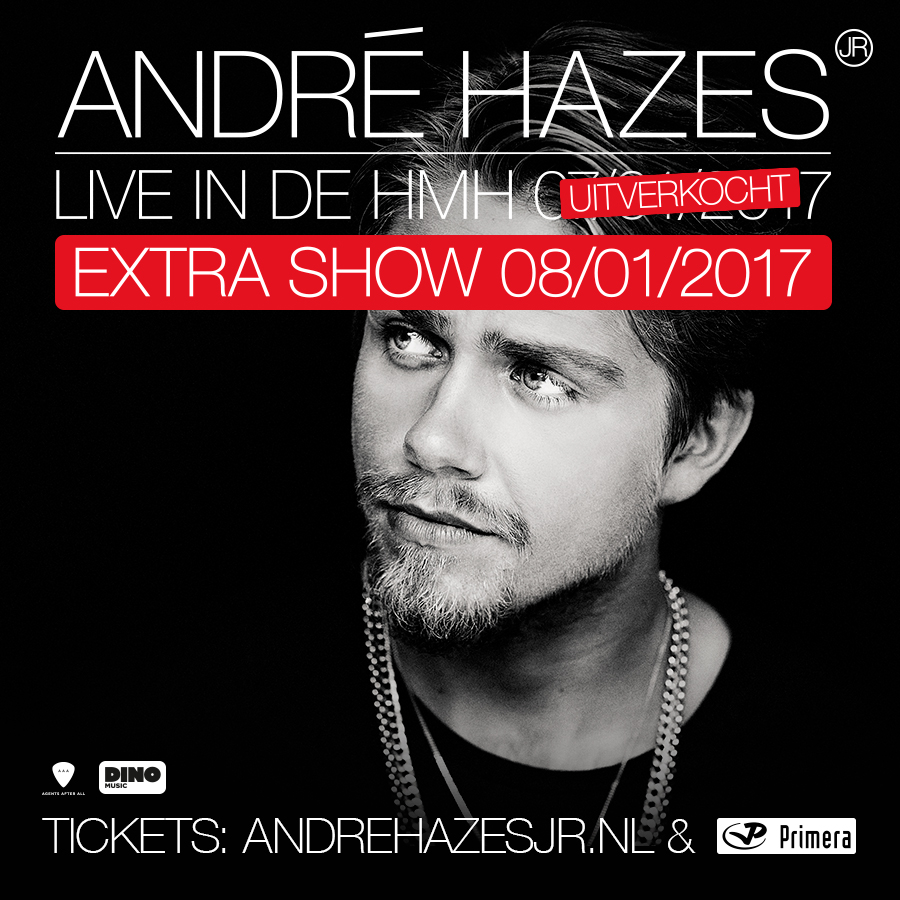 Tweede HMH show voor André Hazes Jr dino music agents after all